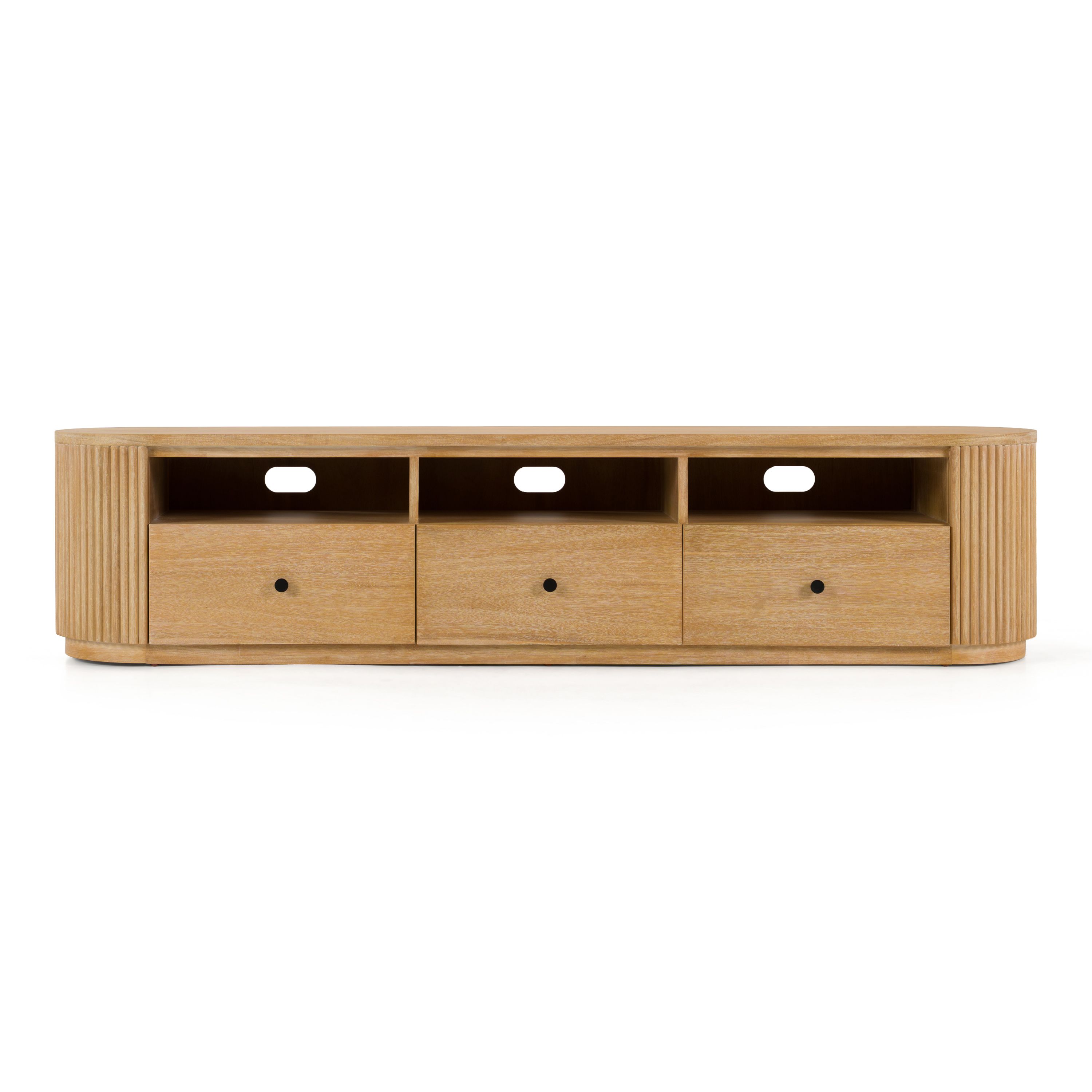 Modrest Jacobson - Modern Natural Acacia TV Stand