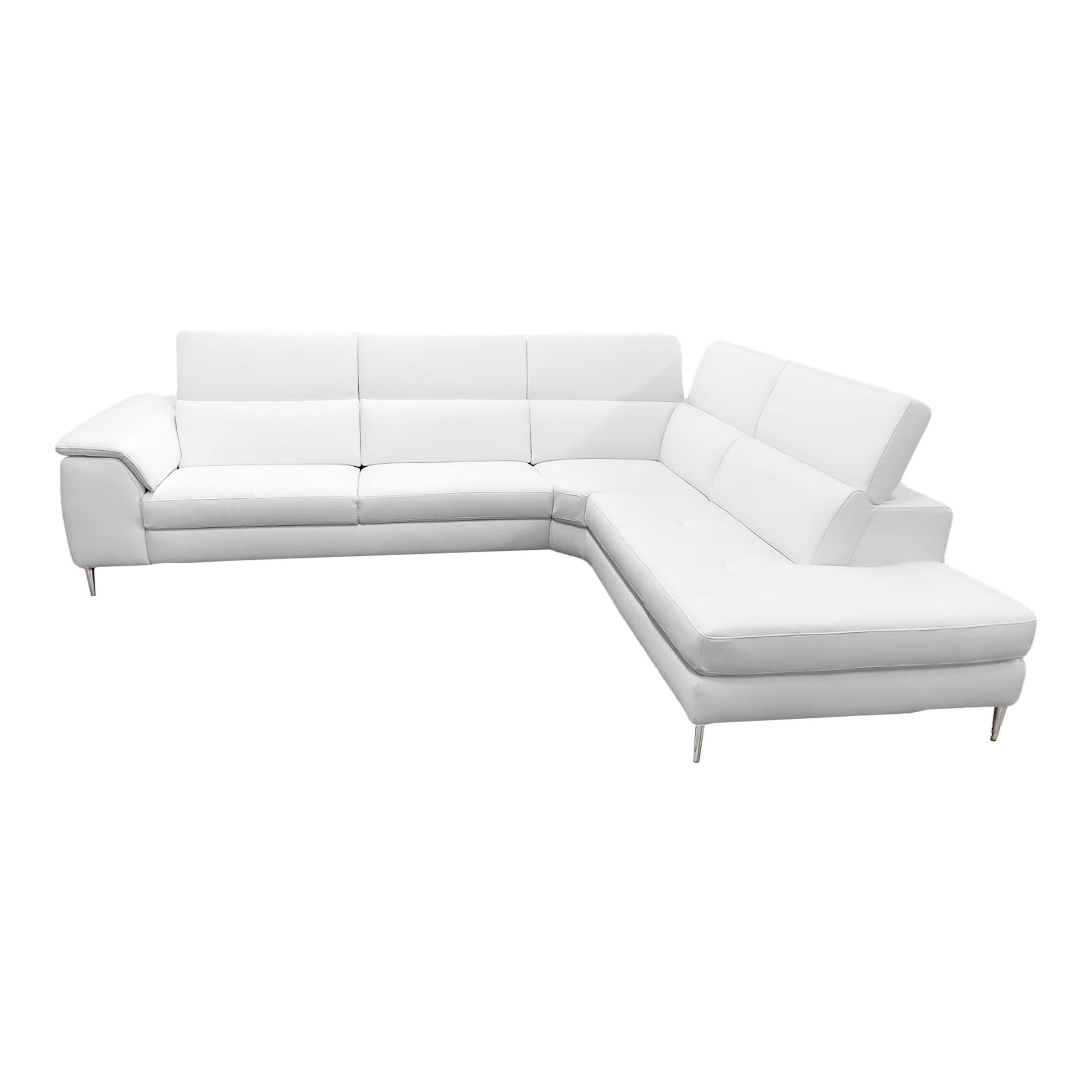 Lamod Italia Viola - Italian Contemporary White Leather Right