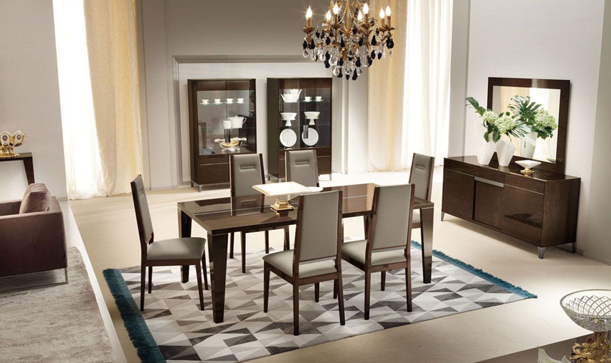 ALF Soprano Italian Modern Extendable Dining Set