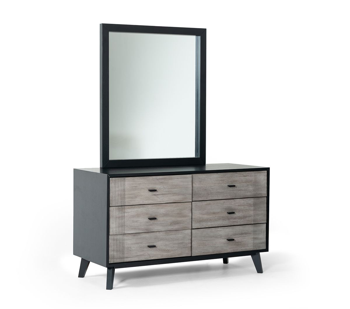 Panther Contemporary Grey & Black Dresser