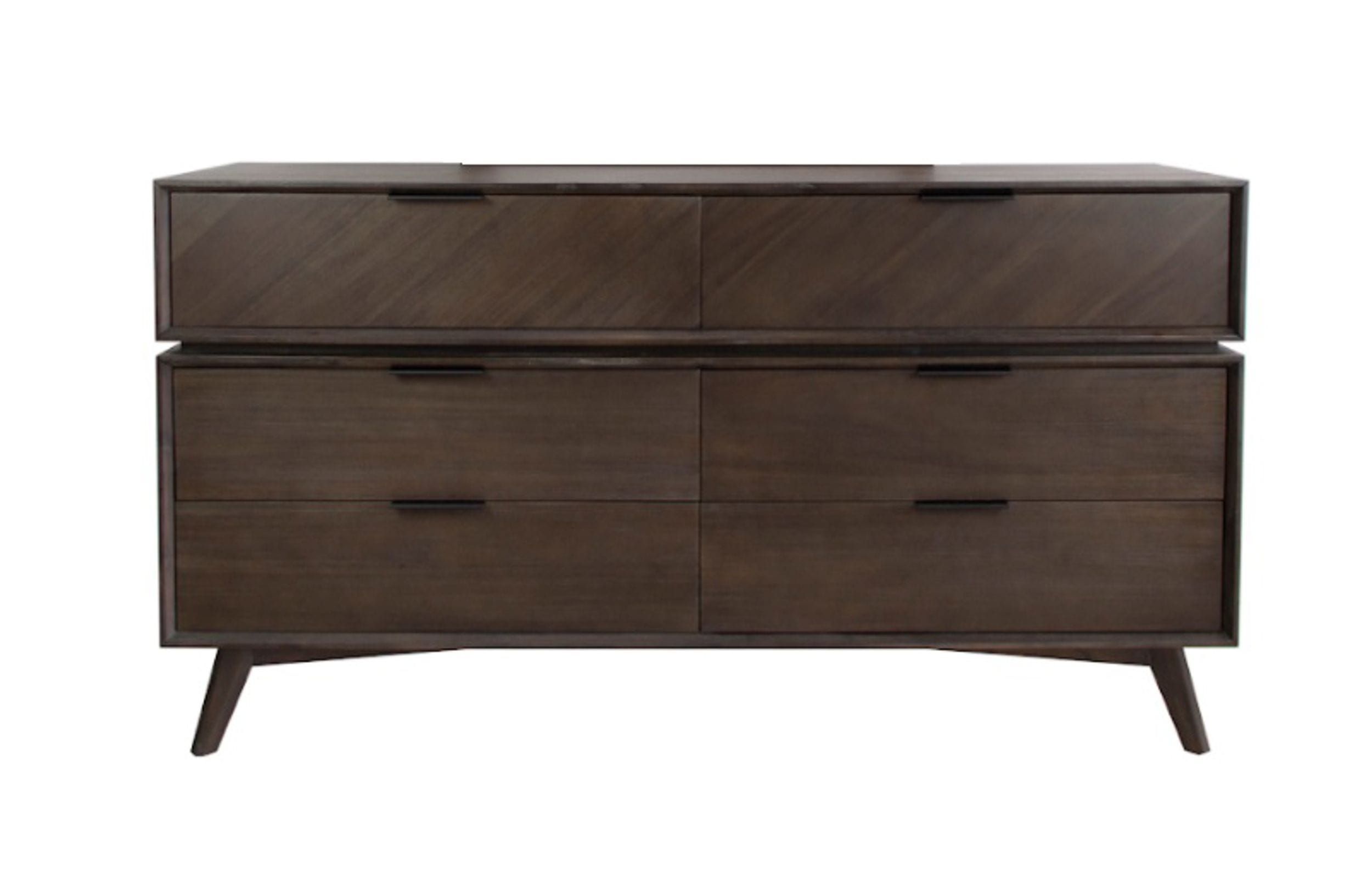 Roger - Mid-century Acacia Dresser Roger - Mid-century Acacia Dresser