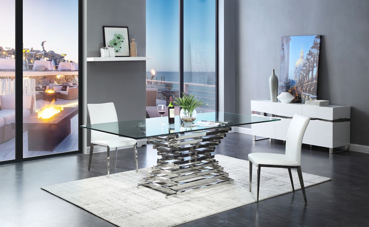 Rectangular Glass Display Table Rectangular Glass Table FOUREA 79