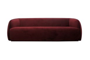 Divani Casa Spruce - Modern Red Velvet Sofa 