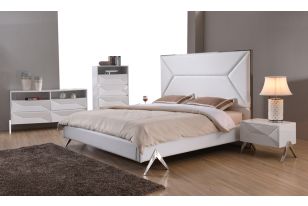 Modrest Candid Modern White Bedroom Set
