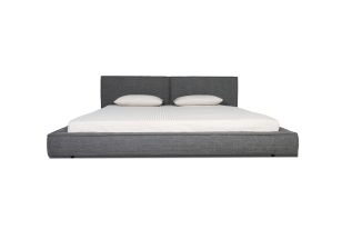Modrest Haven - Modern Grey Fabric Bed