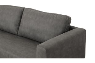 Divani Casa Jada - Modern Dark Grey Fabric Sofa