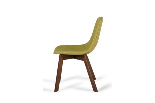 Laken - Modern Green Tea & Walnut Dining Chair (Set of 2)
