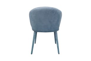 Modrest Salem - Modern Blue Grey Fabric Dining Chair