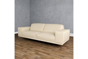 Lamod Italia Soho - Italian Off White Leather Sofa