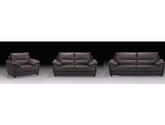 F85 Full Leather Sofa Set
