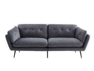 Divani Casa Cody - Modern Grey Fabric Sofa