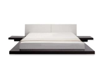contemporary platform bed