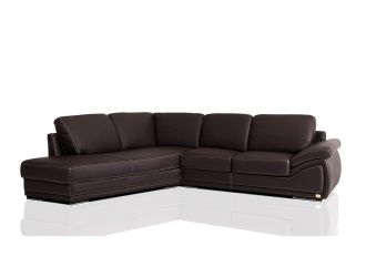 Holiday-Modern Made In Italy Full Grain leather Sectional Sofa