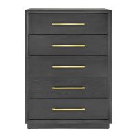 Modrest Manhattan- Contemporary Grey and Gold Dresser