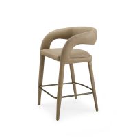 Modrest Faerron - Modern Tan Leatherette Dining Chair