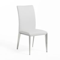 椅子 tarina Taryn - Modern White Dining Chair (Set of 2)