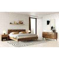 Nova Domus Kamela -Modern Walnut Bedroom Set