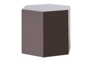 Newmont - Modern Medium Light Grey High Gloss End Table