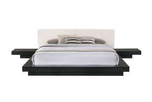 Tokyo - Contemporary Black and White Platform Bed