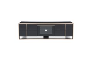 Cartier Modern Black & Rosegold TV Stand