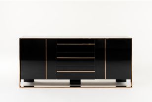 Cartier Modern Black & Rosegold Buffet
