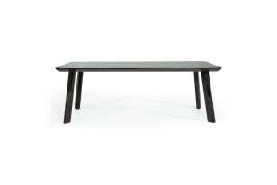 Chadwick Modern Ebony & Rosegold Dining Table