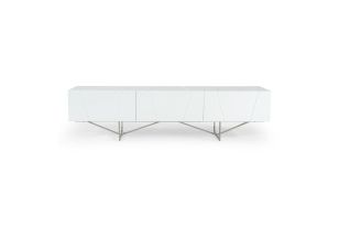 Chrysler Modern White TV Stand