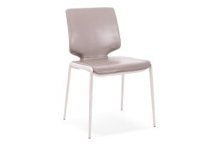 Eileen - Modern Dark Grey Eco-Leather Dining Chair (Set of 2)