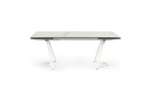 Farrell - Modern White Ceramic Extendable Dining Table