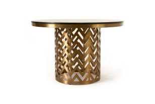 Kowal - Glam Black Marble Dining Table