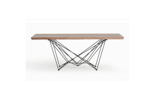Naomi Modern Walnut Dining Table
