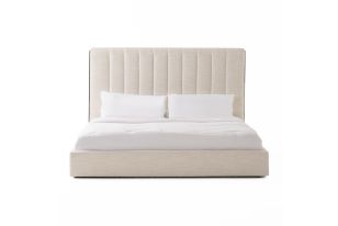 Valhalla - Contemporary White Fabric Bed