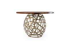 Taylor - Round Live Edge Dining Table