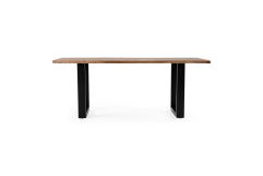 Taylor Modern Live Edge Wood Rectangular Dining Table