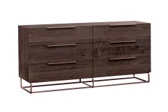 Benzon Italian Modern Dark Rovere Dresser