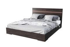 Benzon Italian Modern Dark Rovere Bed