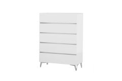 Angela - Italian Modern White Chest