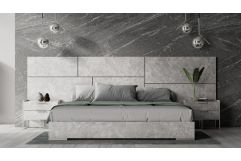 Marbella - Italian Modern Grey Bed Set