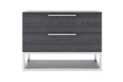 Heloise - Contemporary Grey Elm Nightstand