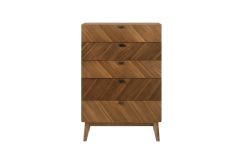 Kamela- Modern Walnut Chest