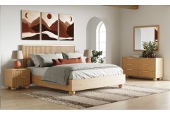 Winters - Modern Natural Oak Bedroom Set