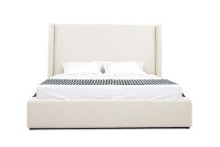 Byrne - Modern Off White Fabric Bed