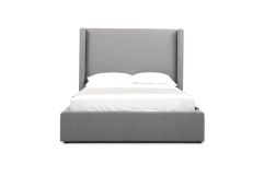 Byrne - Modern Grey Fabric Bed
