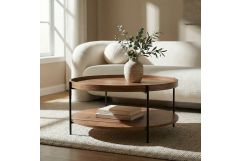 Savoy - Modern Walnut Large Coffee Table