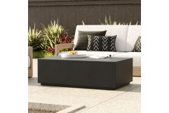 Fresno - Modern Black Concrete Coffee Table
