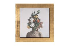 Victoria - Modern Gold 71" x 71" Painting