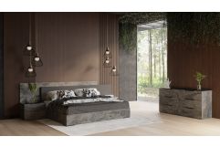 Ferrara - Modern Volcano Oxide Grey 4-Piece Bedroom Set