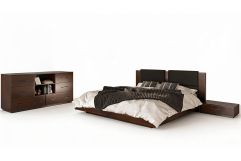 Fantasia - Dark Walnut Dark Grey 4-Piece Bedroom Set