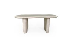Nouveau Slone - Modern Beige Concrete Dining Table