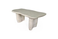 Nouveau Slone - Modern Beige Concrete Dining Table